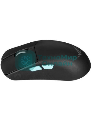 Мышь беспроводная/проводная ASUS ROG Harpe Ace Aim Lab Edition черный, 36000 dpi, радиоканал, Bluetooth, USB, кнопки - 5
