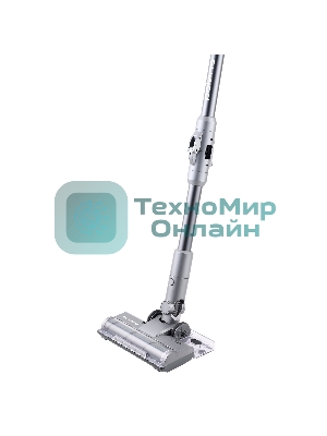 Пылесос вертикальный Polaris PVCS-4010 серый, питание от аккумулятора, 150 Вт, уборка суxая/влажная, пылесборник 0.45 л