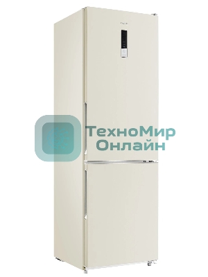 Холодильник Centek CT-1722 бежевый двухкамерный 230/88 л морозилка снизу, No Frost