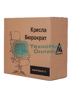 Кресло Бюрократ T-9922SL/BLACK черный, кожа