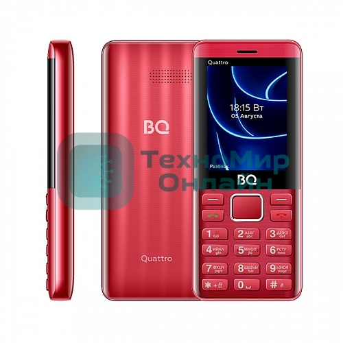 Мобильный телефон BQ 2453 Quattro красный