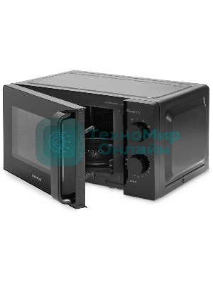 Микроволновая печь Starwind SMW4520 черный, 20 л, 700 Вт, пеключатели - поворотный механизм