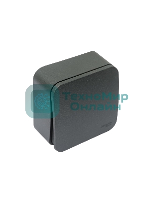 Выключатель 1-кл. ОП Blanca (сх.1) 10А 250 В изол. пласт. антрацит SchE