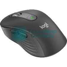 Мышь беспроводная Logitech M650 графитовый, 4000 dpi, радиоканал, Bluetooth, USB, кнопки - 5
