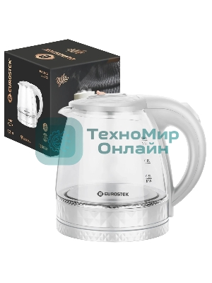Чайник Eurostek EEK-3003, 1.2л, стекло