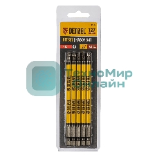 Набор бит Denzel PH2х127, сталь S2, круглый профиль, 5 шт.