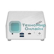 Неттоп MSI Cubi 5 1M-618XRU Core 5 120U (1.4) 16Gb SSD512Gb Graphics CR без ОС 2xGbitEth WiFi BT белый (9S6-B0A822-618)