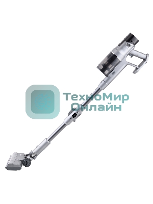 Пылесос вертикальный Polaris PVCS-4010 серый, питание от аккумулятора, 150 Вт, уборка суxая/влажная, пылесборник 0.45 л