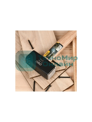 Кувалда Deli DL448010 1000 гр, деревянная рукоять