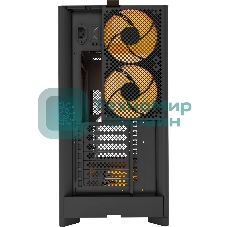 Компьютерный корпус Montech HS02 PRO черный без БП ATX 4x140мм 2xUSB 3.0 audio bott PSU