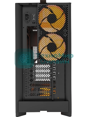 Компьютерный корпус Montech HS02 PRO черный без БП ATX 4x140мм 2xUSB 3.0 audio bott PSU