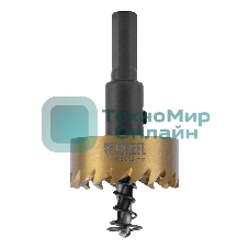 Коронка по металлу Denzel HSS, 32 мм, нитридтитановое покрытие