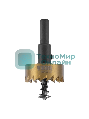 Коронка по металлу Denzel HSS, 32 мм, нитридтитановое покрытие