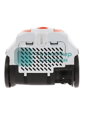 Пылесос Centek CT-2503 белый/оранжевый, 400/2000 Вт, уборка сухая, пылесборник мешок 2.5 л