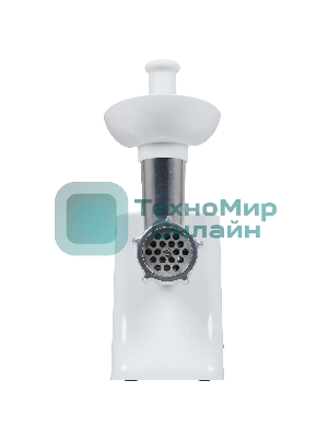 Мясорубка электрическая ВАСИЛИСА ВА-601 белый, 1600 Вт, 1.5 кг/мин, реверс, защита от перегрузки, насадки - 4