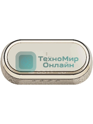 Портативная колонка BBK BTA1212 бежевый 10W 2.0 BT 10м 1800mAh