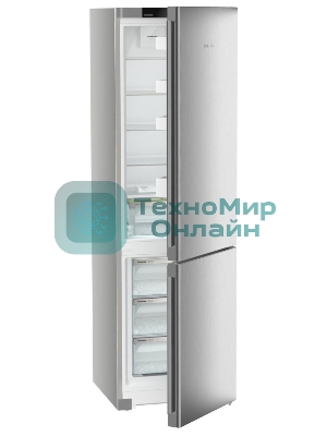 Холодильник Liebherr Pure CNsdc 5703-22 001 серебристый SmartSteel двухкамерный 266/94л морозилка снизу