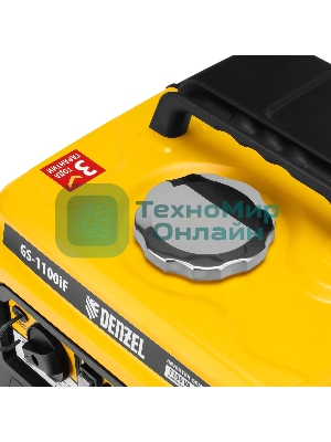 Генератор инверторный Denzel GS-1100iF, 1,1 кВт, 230 В, ручной старт