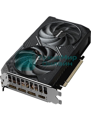 Видеокарта Gigabyte GeForce RTX 5060 Ti Windforce Max OC, NVIDIA RTX 5060 Ti, 8 ГБ GDDR7, 128 бит, PCI-e 5.0, 1xHDMI, 3xDP, 2587 МГц