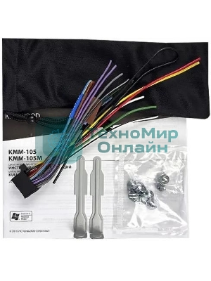 Автомагнитола Kenwood KMM-105M, 1 DIN, USB Type-A, AUX, съёмная панель