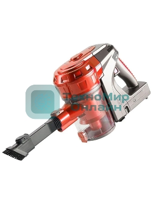 Пылесос вертикальный Kelli KL-8022 красный, питание от аккумулятора, 250 Вт, уборка сухая, пылесборник 1 л