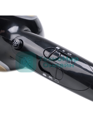 Фен Galaxy GL 4316 черный/золотистый, 2200 Вт