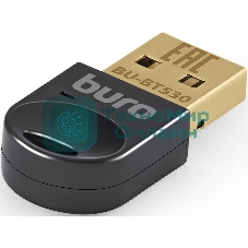 Адаптер USB Buro Bluetooth 5.3+EDR class 1.5 20м черный