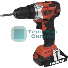 Дрель-шуруповерт аккумуляторная Парма ДША-02А-1512/2Li 02.021.00014