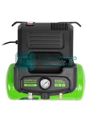 Компрессор воздушный безмаслянный Сибртех BL 1100/6 1100Вт, ресивер 6 л, 180 л/мин