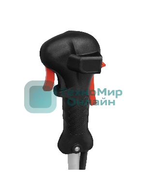 Триммер бензиновый Denzel DT-52E, 52 см3, неразъемная штанга, электростартер, состоит из 2 частей