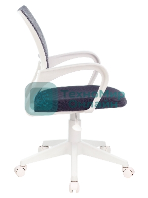 Кресло Бюрократ CH-W695NLT TW-04 TW-12 темно-серый, сетка/ткань, 120 кг, механизм качания