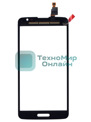 Сенсорное стекло (тачскрин) для LG G PRO LITE D680 D684, черное