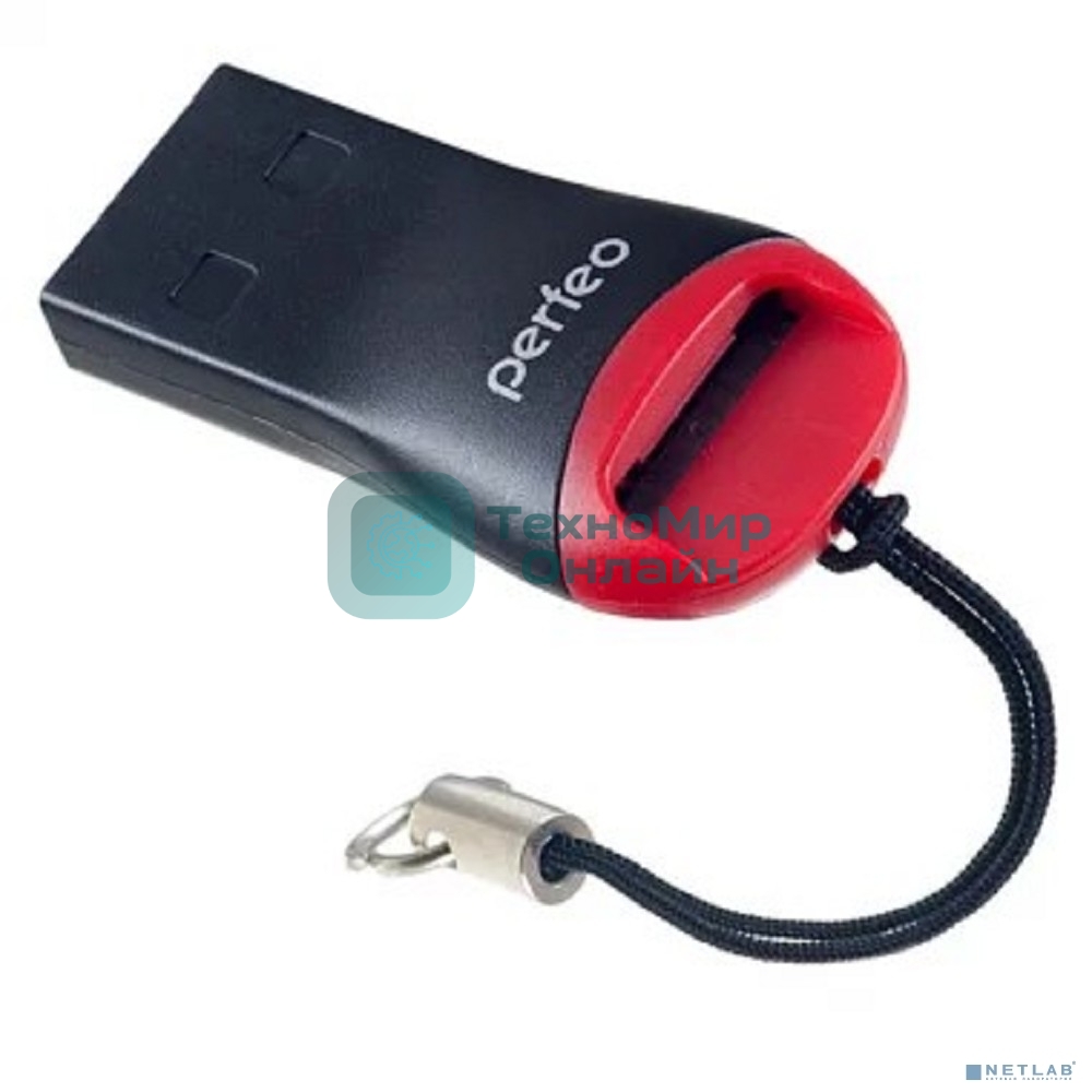 Кард-ридер Perfeo Card Reader Micro SD, (PF-VI-R007) (PF_4256)