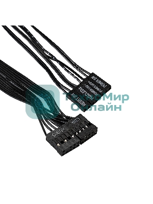 Компьютерный корпус Minitower ExeGate BAA-113-UNS500 (mATX, БП UNS500 с вент. 12см, 2*USB, аудио, черный)