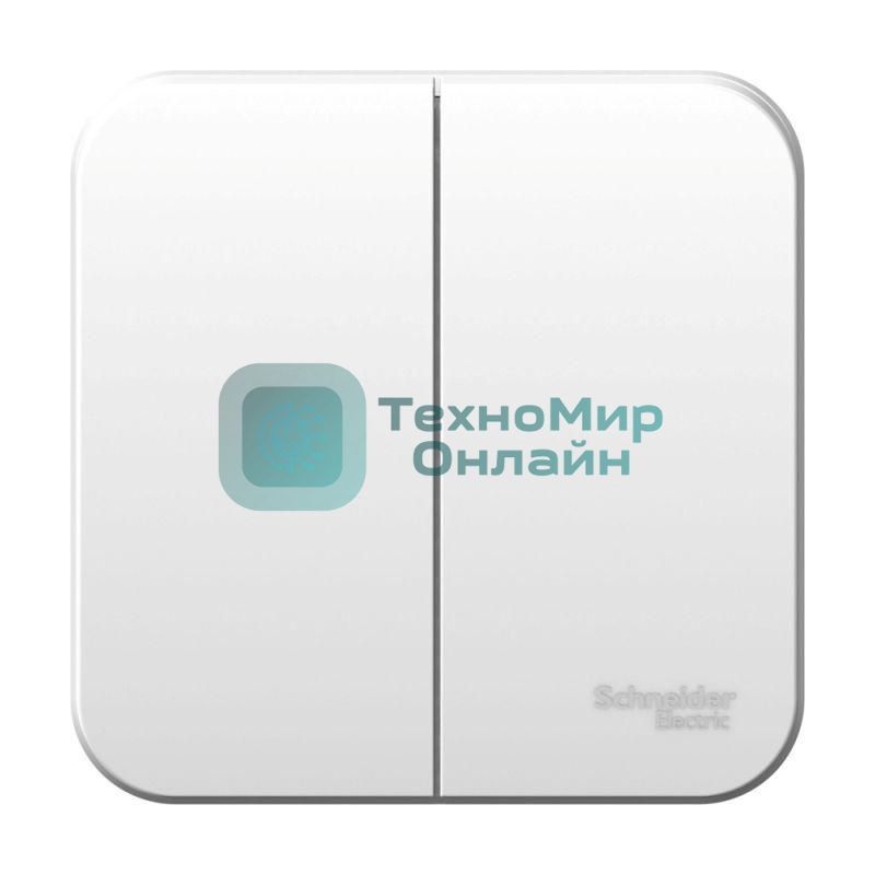 Выключатель 2-кл. ОП Blanca (сх.5) 6А 250 В белый SchE BLNVA065001