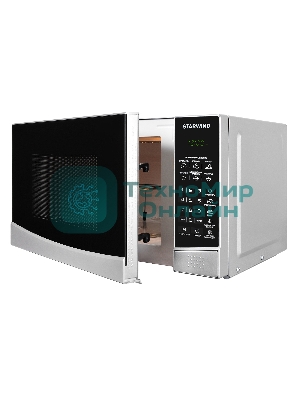 Микроволновая печь Starwind SMW3120 серебристый/черный, 20 л, 700 Вт, переключатели - сенсор