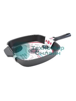 Сковорода-гриль Нева-Металл 59428G Ферра Индукция 28 см