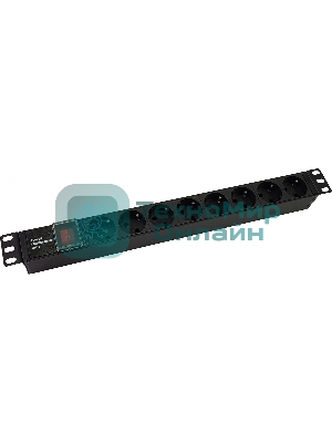 Блок распределения питания NTSS NTSS-PDU-DA1016 гор.размещ. 8x базовые 10A C14