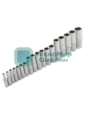 Набор инструментов STELS 141151/4'' 3/8'' 1/2'' cr-v s2 усиленный кейс 216 предм.