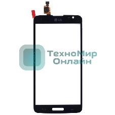 Сенсорное стекло (тачскрин) для LG G PRO LITE D680 D684, черное