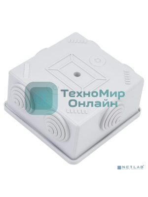 Коробка расп. для о/п Рувинил 67040 Тусо 85х85х40мм, 6 вводов, IP54