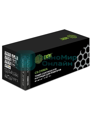 Картридж лазерный Cactus CS-C4092A черный для HP LaserJet 1100/3200/3220 (2500 стр.)