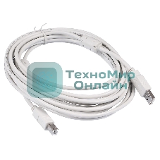 Кабель USB2.0 Buro USB A (m)/USB B (m) 5м феррит.кольца