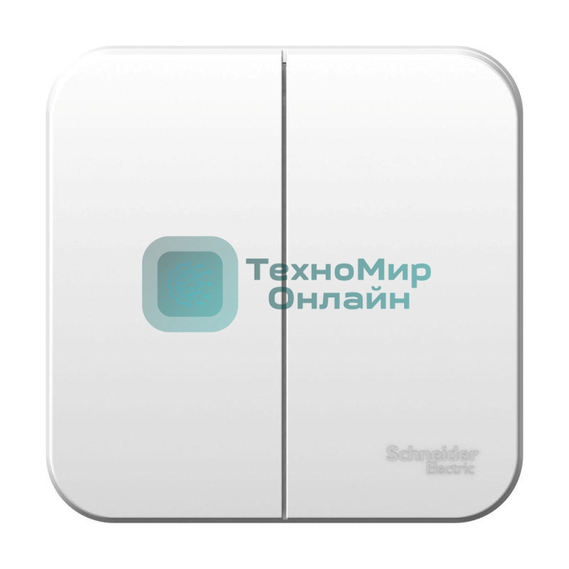 Выключатель 2-кл. ОП Blanca (сх.5) 10А 250 В изол. пласт. белый SchE BLNVA105011