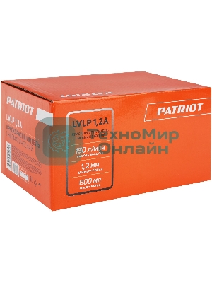 Краскораспылитель Patriot LVLP 1.2A 150л/мин соп.:1.2мм бак:0.6л