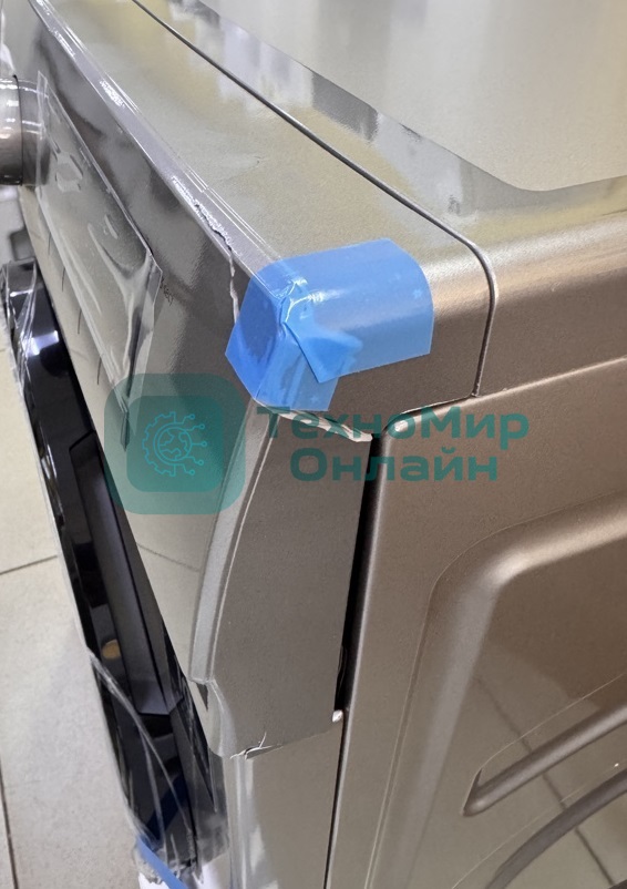 (Поврежденный товар) Стиральная машина Samsung WW80T3040BS/LP серебристый 8кг [См.описание!]