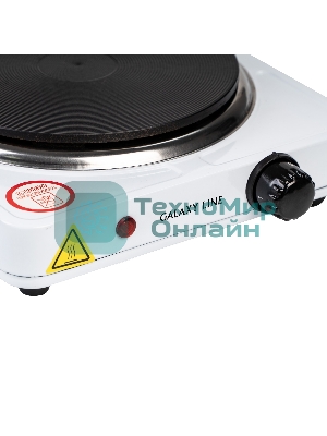 Электрическая плитка Galaxy Line GL 3001, белый, электрическая, 1500 Вт