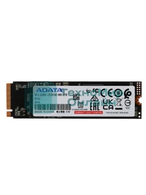 Накопитель SSD ADATA LEGEND 960, 1Tb, PCIe 4.0 x4, M.2 2280, NVMe, R/W 7400/6000, с радиатором