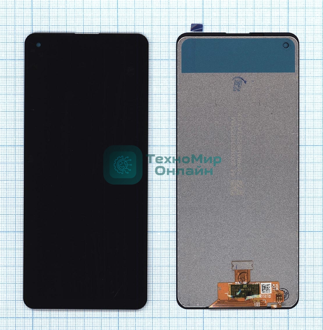 Дисплей для Samsung Galaxy A21S SM-A217F в сборе с тачскрином (TFT) черный