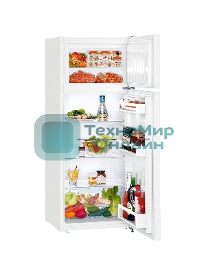 Холодильник Liebherr CTE 2531-26 001 белый двухкамерный 189/44л морозилка сверху